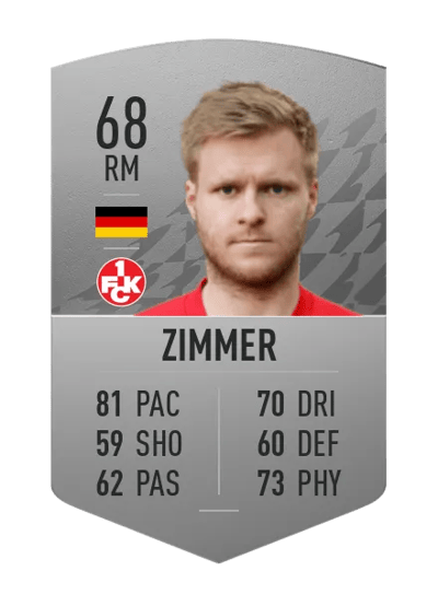 Jean Zimmer Common 68 OVR