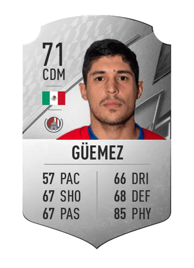 Javier Güemez Rare 71 OVR