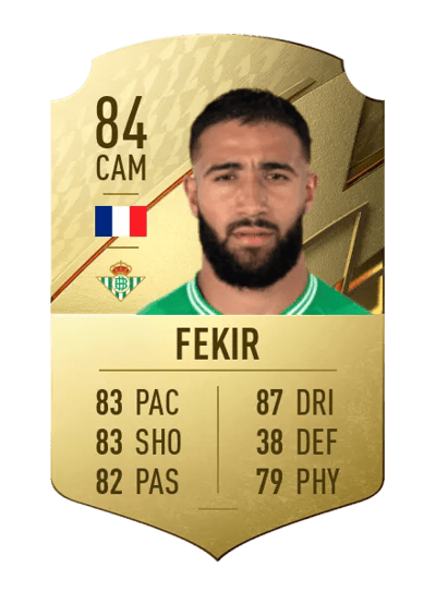 Nabil Fekir Rare 84 OVR