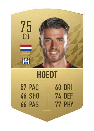 Wesley Hoedt Common 75 OVR