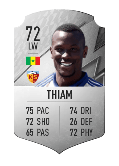 Mame Thiam Rare 72 OVR