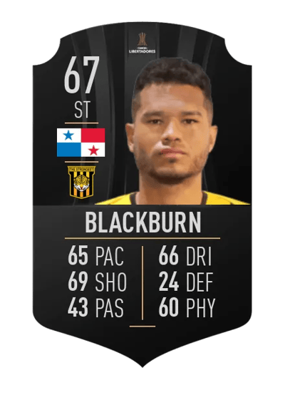 Rolando Blackburn CONMEBOL LIBERTADORES 67 OVR