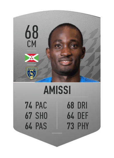 Cedric Amissi Common 68 OVR