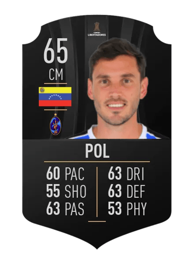 Francisco Pol CONMEBOL LIBERTADORES 65 OVR
