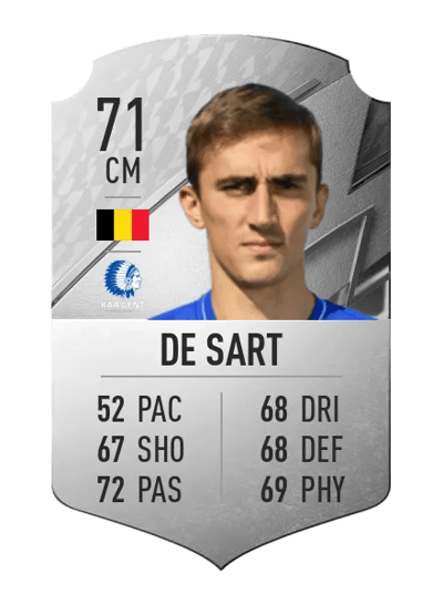Julien De Sart Rare 71 OVR