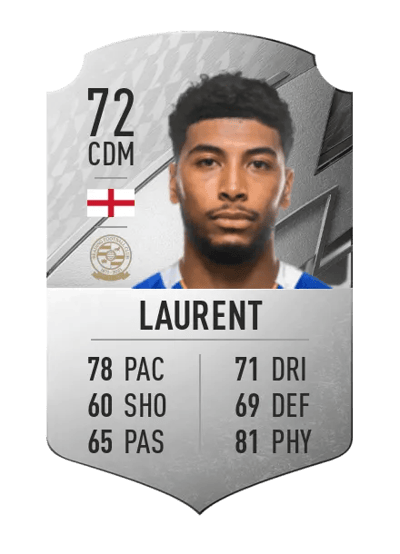 Josh Laurent Rare 72 OVR