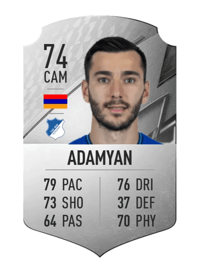 Sargis Adamyan Rare 74 OVR