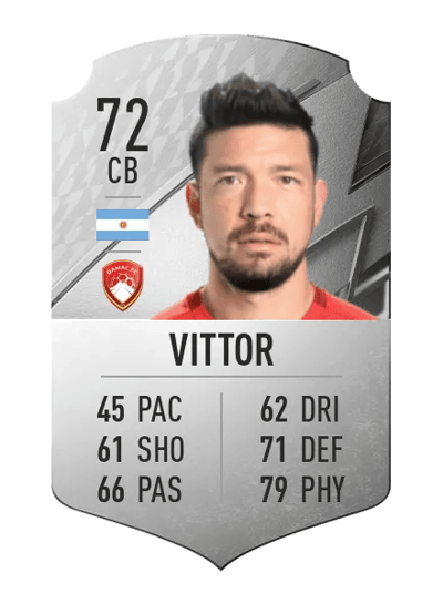 Sergio Vittor Rare 72 OVR