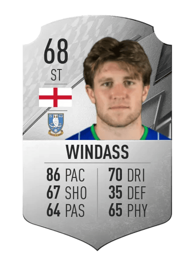 Josh Windass Rare 68 OVR