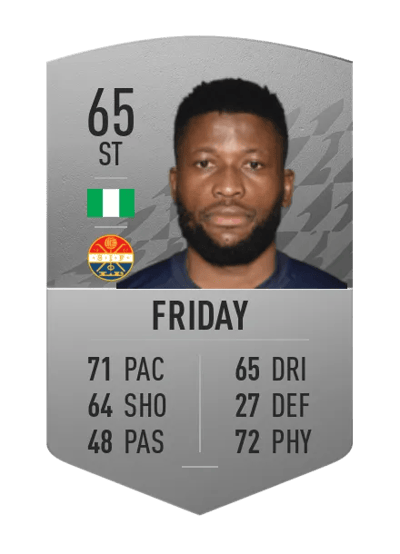 Fred Friday Common 65 OVR