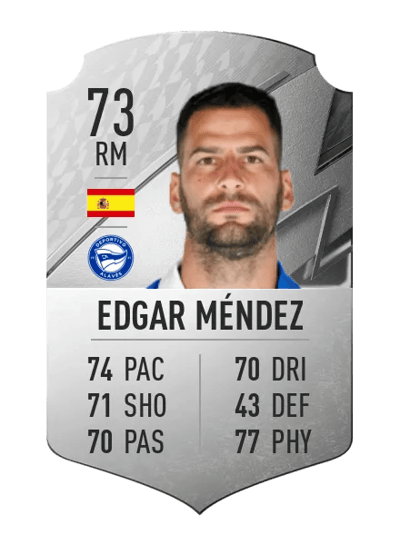 Edgar Méndez Rare 73 OVR