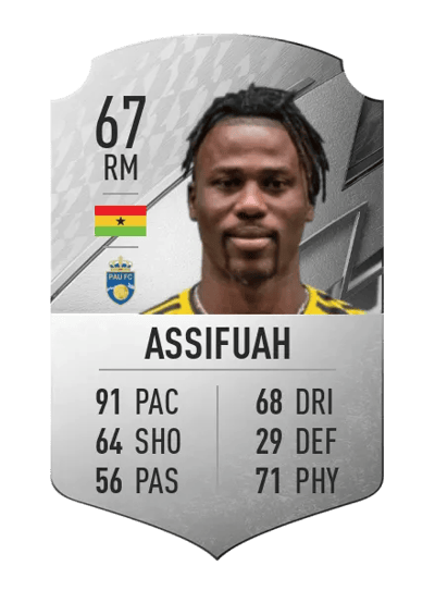 Ebenezer Assifuah Rare 67 OVR