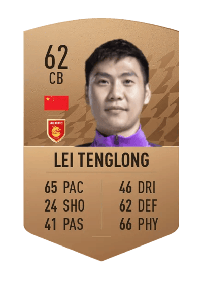 Lei Tenglong Common 62 OVR