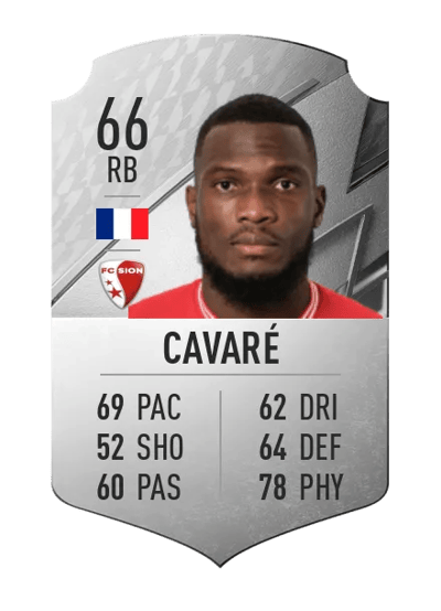 Dimitri Cavaré Rare 66 OVR