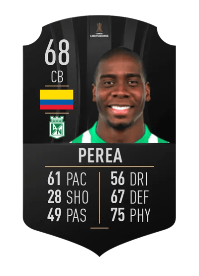 Geisson Perea CONMEBOL LIBERTADORES 68 OVR