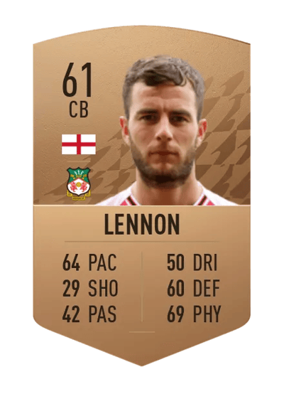 Harry Lennon Common 61 OVR