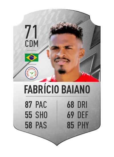 Fabrício Baiano Rare 71 OVR