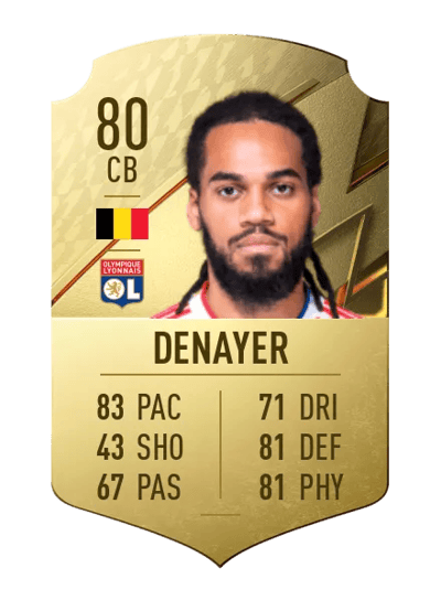 Jason Denayer Rare 80 OVR