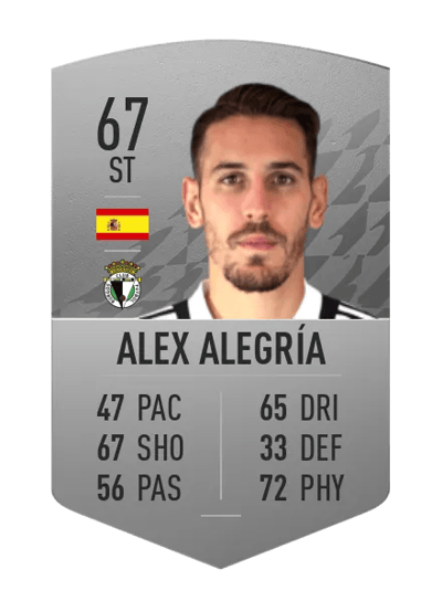 Alex Alegría Common 67 OVR