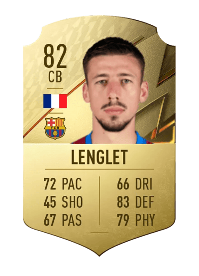 Clément Lenglet Rare 82 OVR