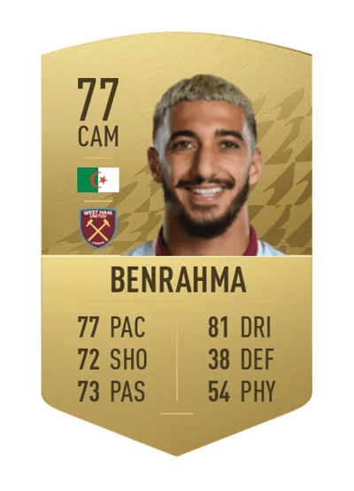 Saïd Benrahma Common 77 OVR
