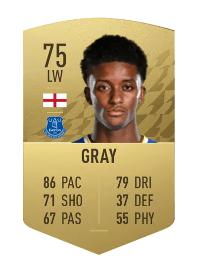 Demarai Gray Common 75 OVR