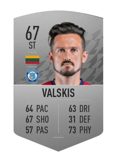 Nerijus Valskis Common 67 OVR