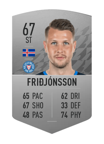 Hólmbert Aron Friðjónsson Common 67 OVR