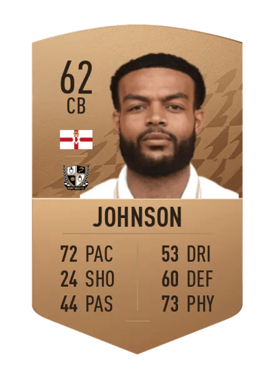Ryan Johnson Common 62 OVR