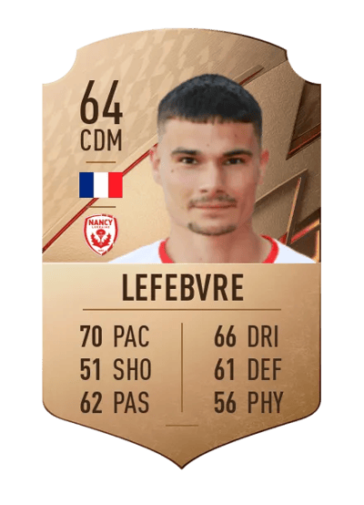 Grégoire Lefebvre Rare 64 OVR