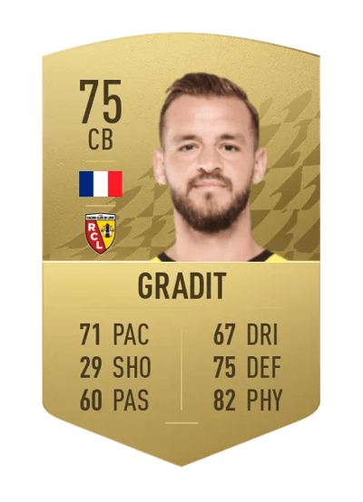 Jonathan Gradit Common 75 OVR