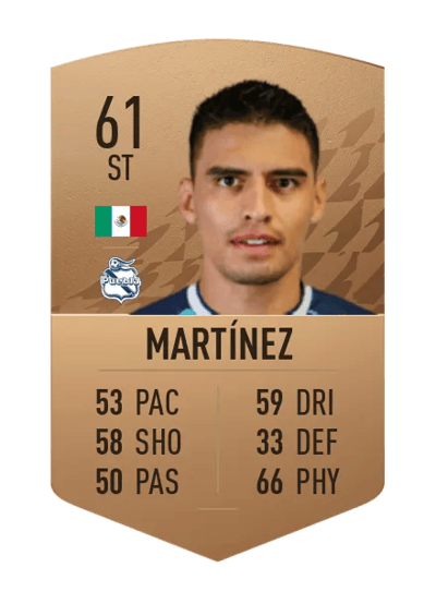 Guillermo Martínez Common 61 OVR
