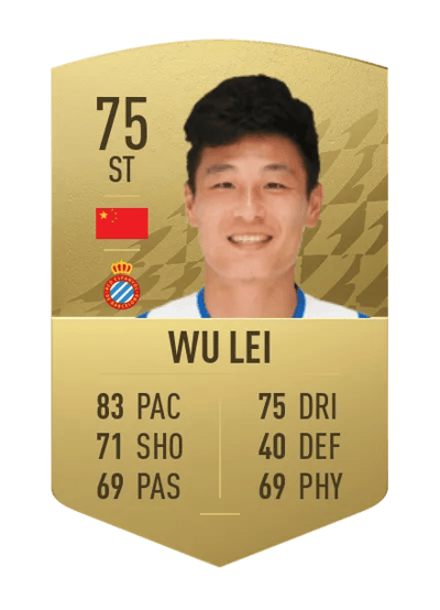 Wu Lei Common 75 OVR