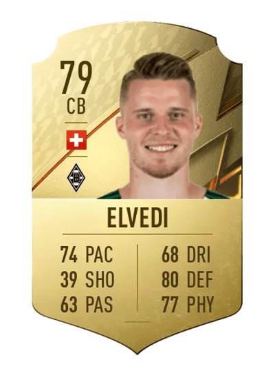 Nico Elvedi Rare 79 OVR