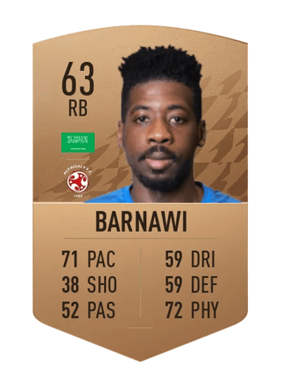 Yaseen Barnawi Common 63 OVR