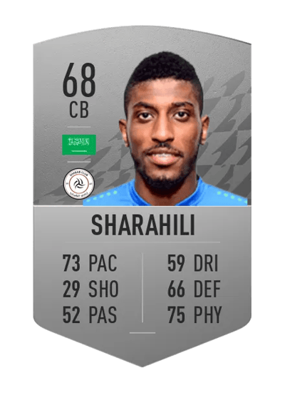 Ahmed Sharahili Common 68 OVR