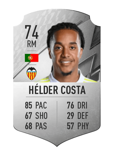 Hélder Costa Rare 74 OVR