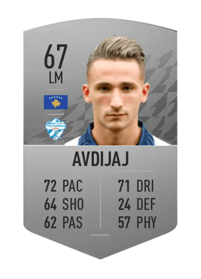 Donis Avdijaj Common 67 OVR