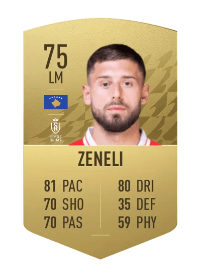 Arbër Zeneli Common 75 OVR