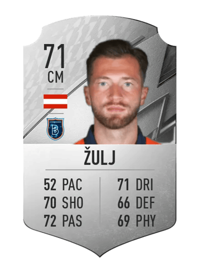 Peter Žulj Rare 71 OVR