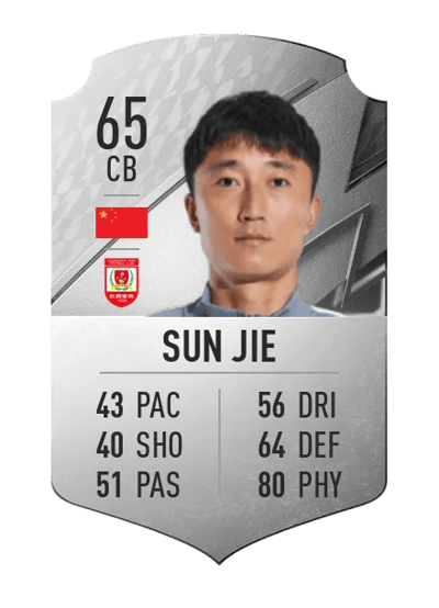 Sun Jie Rare 65 OVR
