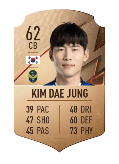 Kim Dae Jung Rare 62 OVR