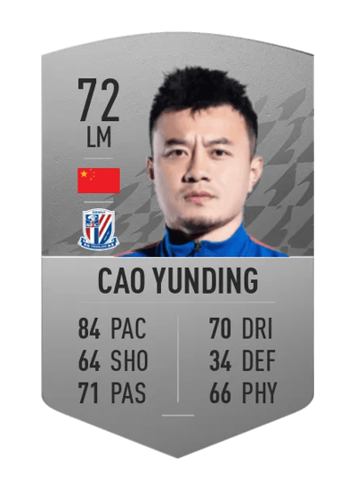 Cao Yunding Common 72 OVR