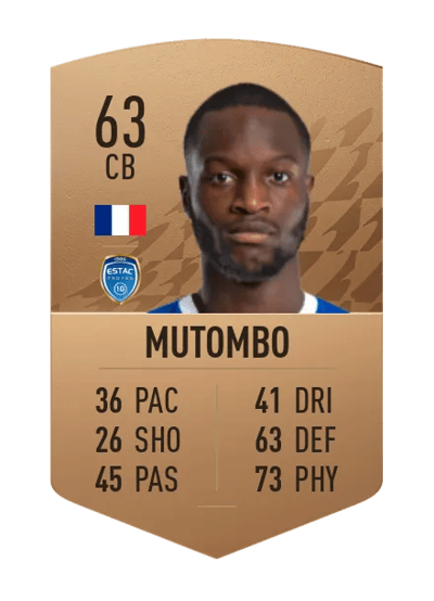 Gabriel Mutombo Common 63 OVR