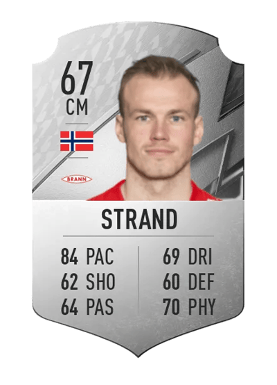 Petter Strand Rare 67 OVR