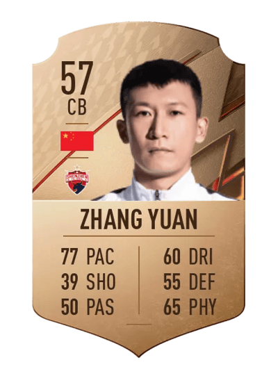 Zhang Yuan Rare 57 OVR