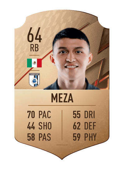 Juan Pablo Meza Rare 64 OVR