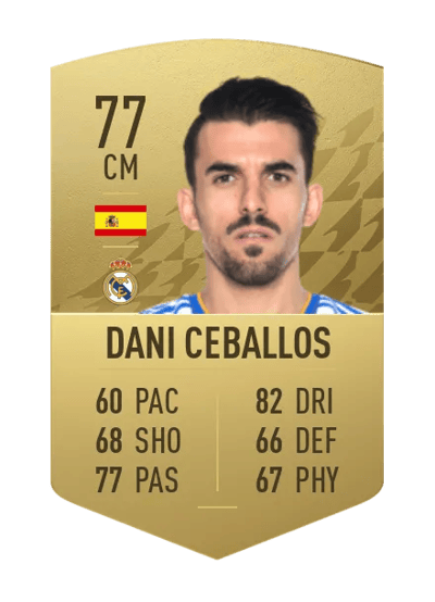 Dani Ceballos Common 77 OVR