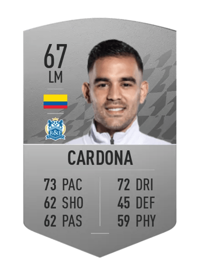 Jown Cardona Common 67 OVR