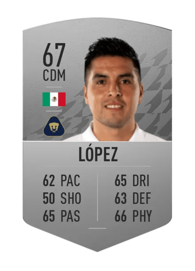Leonel López Common 67 OVR
